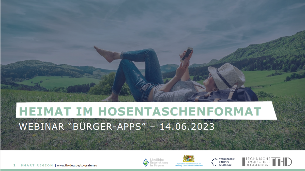 Webinar "Die Heimat in der Hosentasche durch mobile Bürger-Apps"